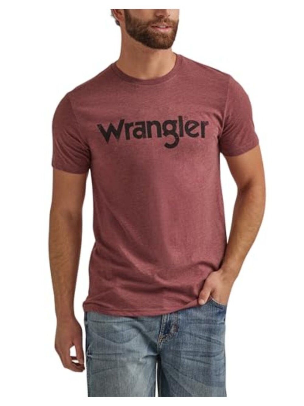 Men's Western Crew Neck Short Sleeve Tee Shirt